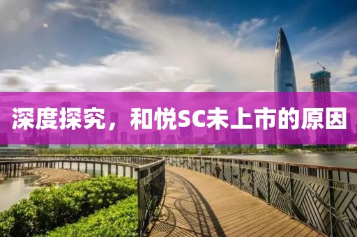 深度探究，和悅SC未上市的原因