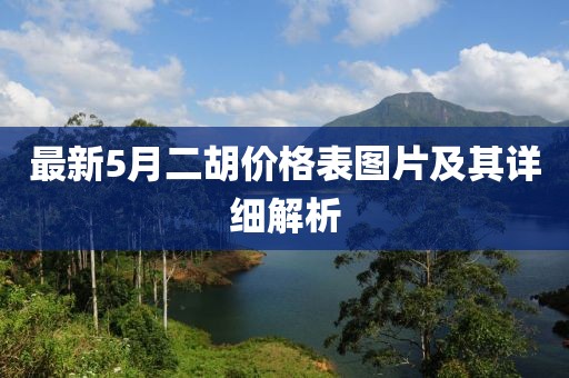 最新5月二胡價(jià)格表圖片及其詳細(xì)解析