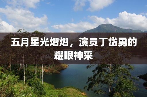 五月星光熠熠，演員丁岱勇的耀眼神采