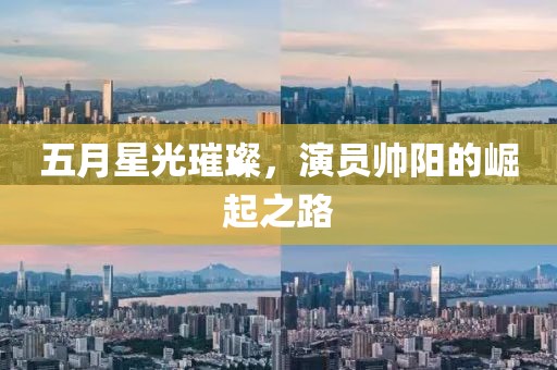 五月星光璀璨，演員帥陽的崛起之路