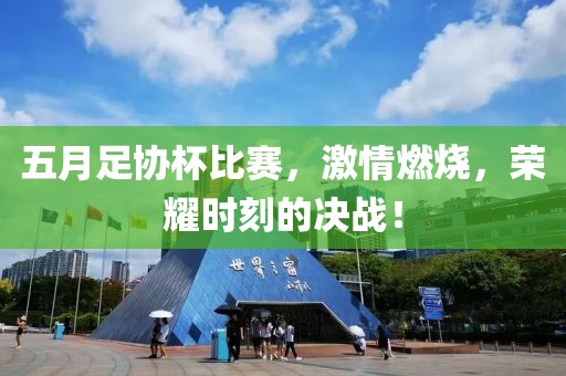 五月足協(xié)杯比賽，激情燃燒，榮耀時(shí)刻的決戰(zhàn)！