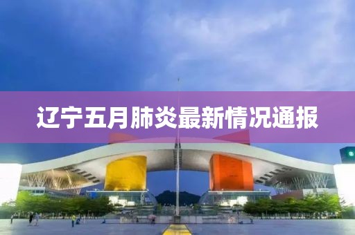 遼寧五月肺炎最新情況通報(bào)