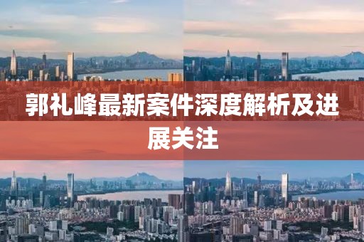 郭禮峰最新案件深度解析及進展關(guān)注