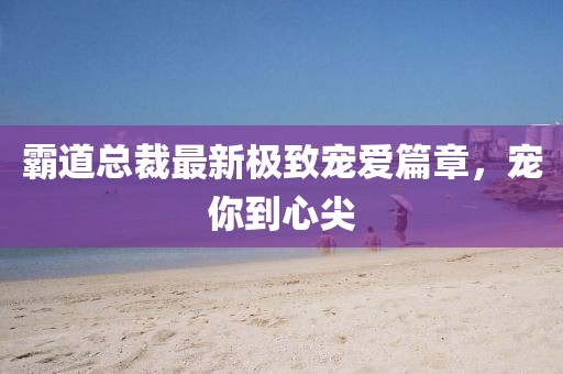 霸道總裁最新極致寵愛篇章，寵你到心尖