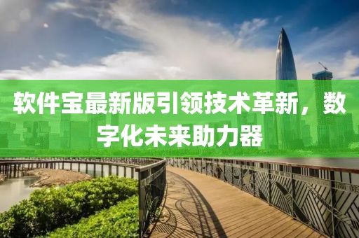 軟件寶最新版引領(lǐng)技術(shù)革新，數(shù)字化未來助力器