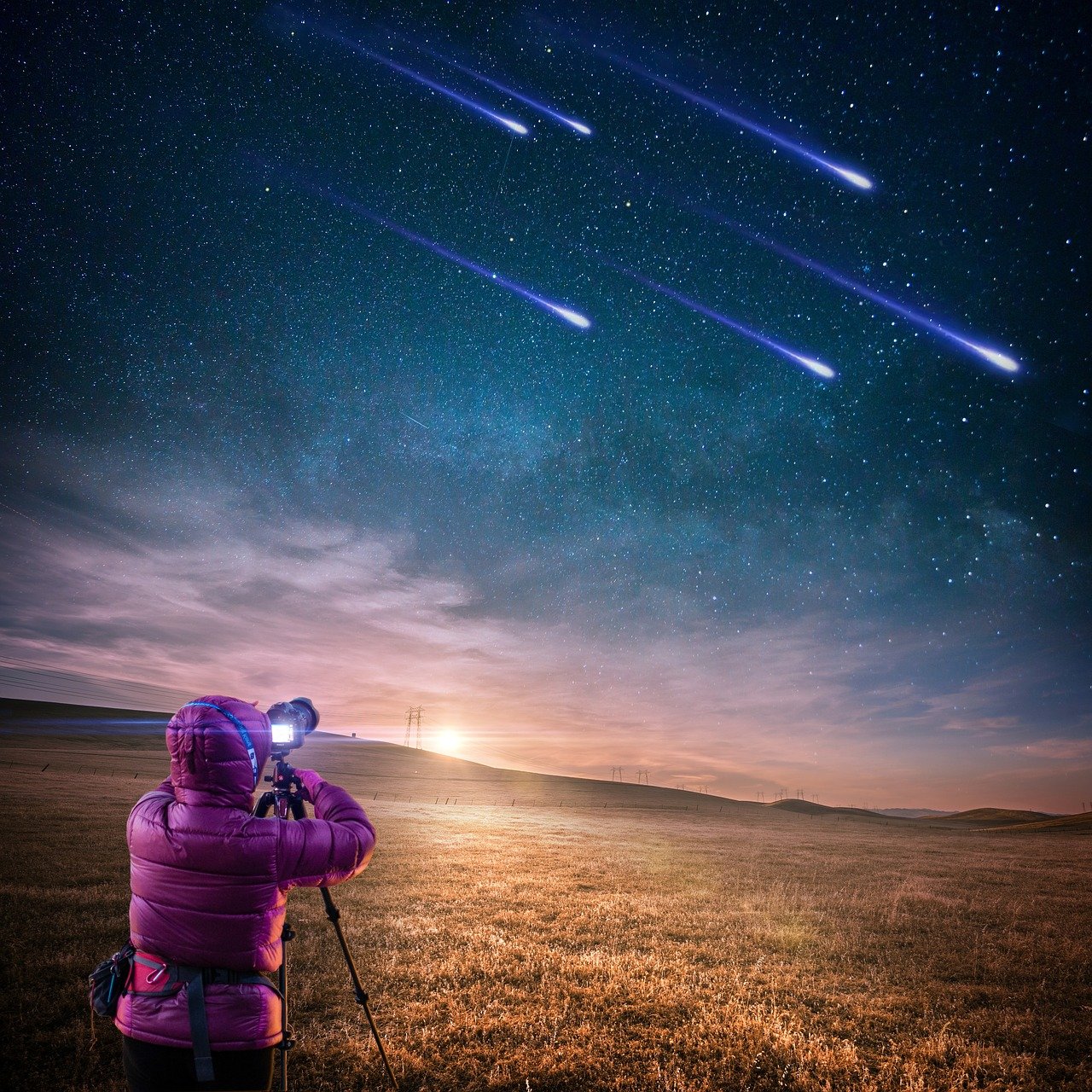 四月明星宣傳海報圖片，展現(xiàn)璀璨星光之夜
